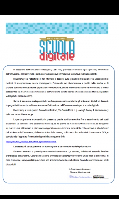 Scuola digitale  Let's play