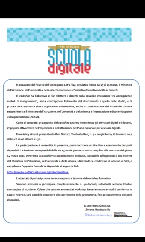 Scuola digitale  Let's play